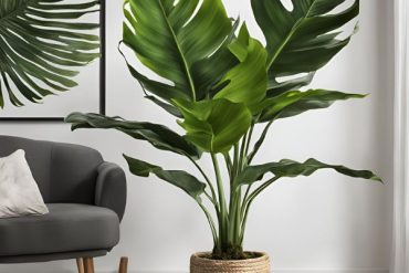 1pc Artificial Tropical Palm Tree Banana Leaves Monstera for Home Decor